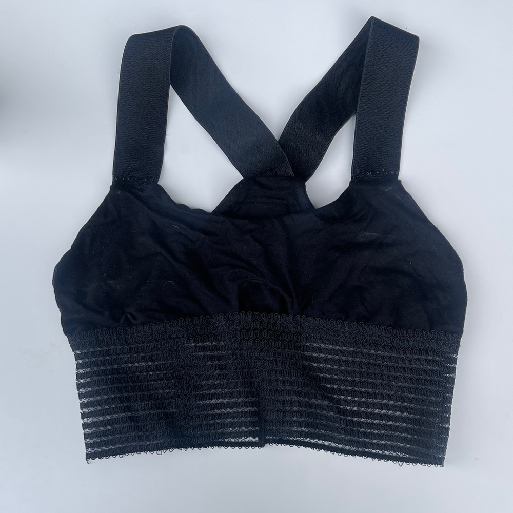 Cute Booty Lounge Black Mesh Bralette